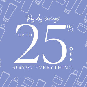 Save up to 25% off almost everything
