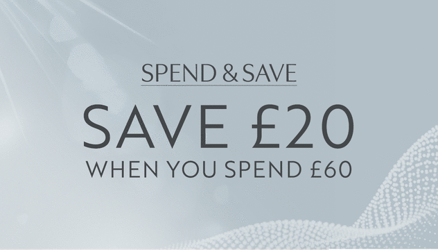 Save £20 when you spend 60