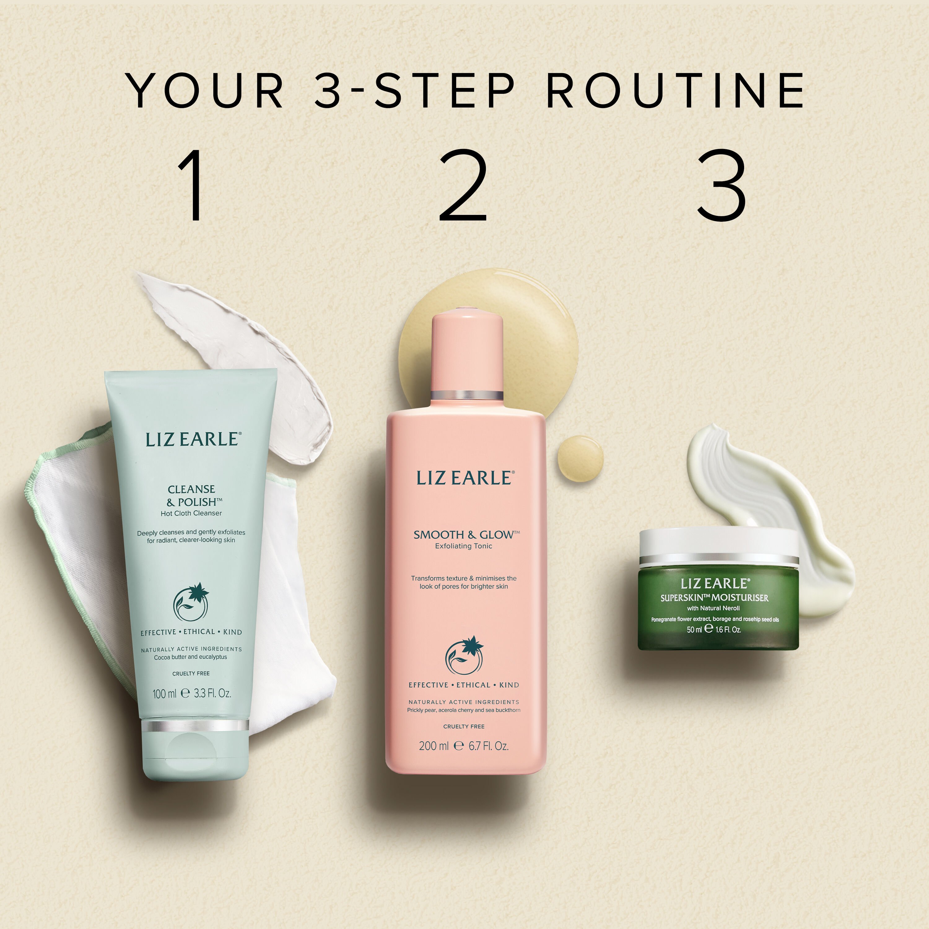 Skincare Routine Uplift Glow Edit