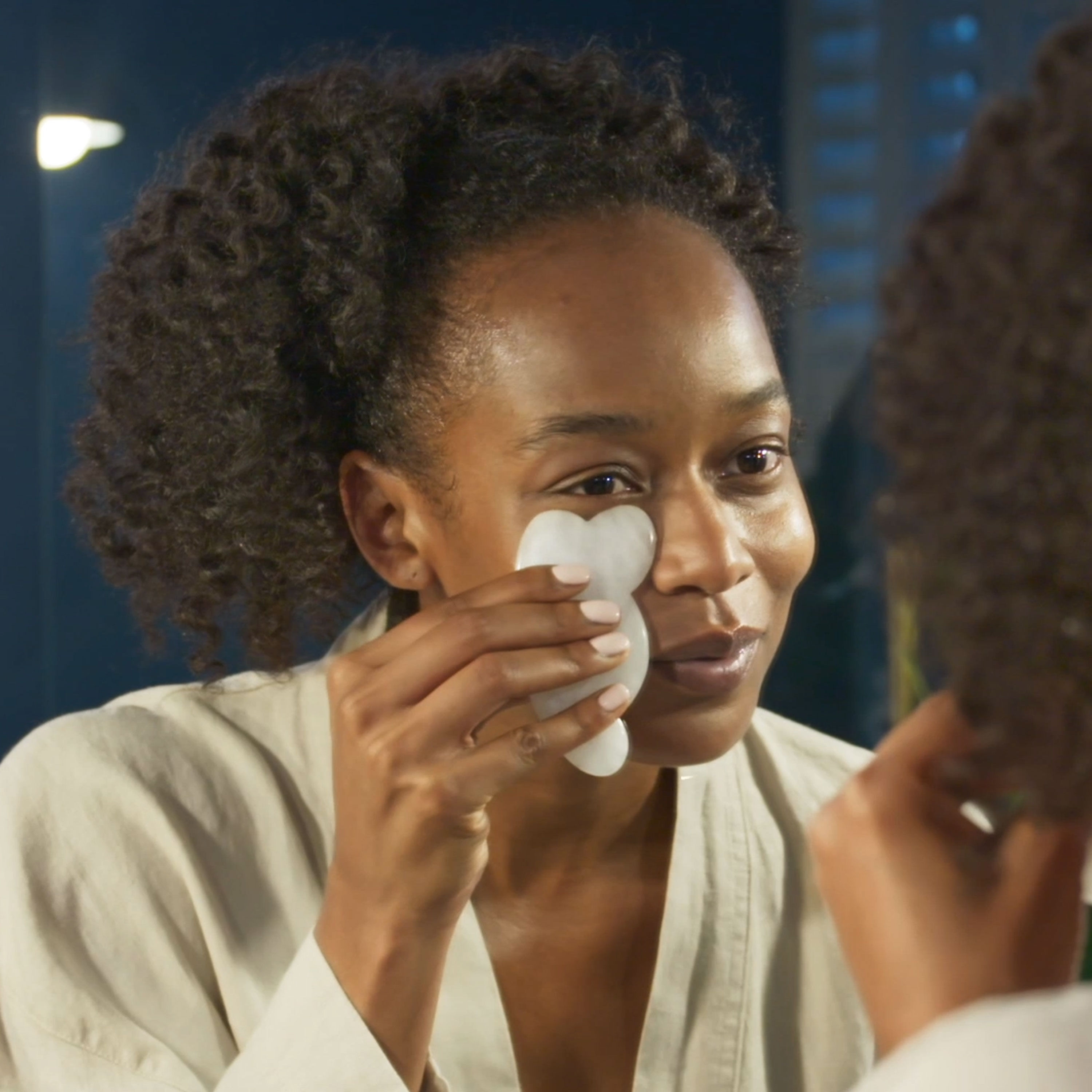 Quartz gua sha tool  large