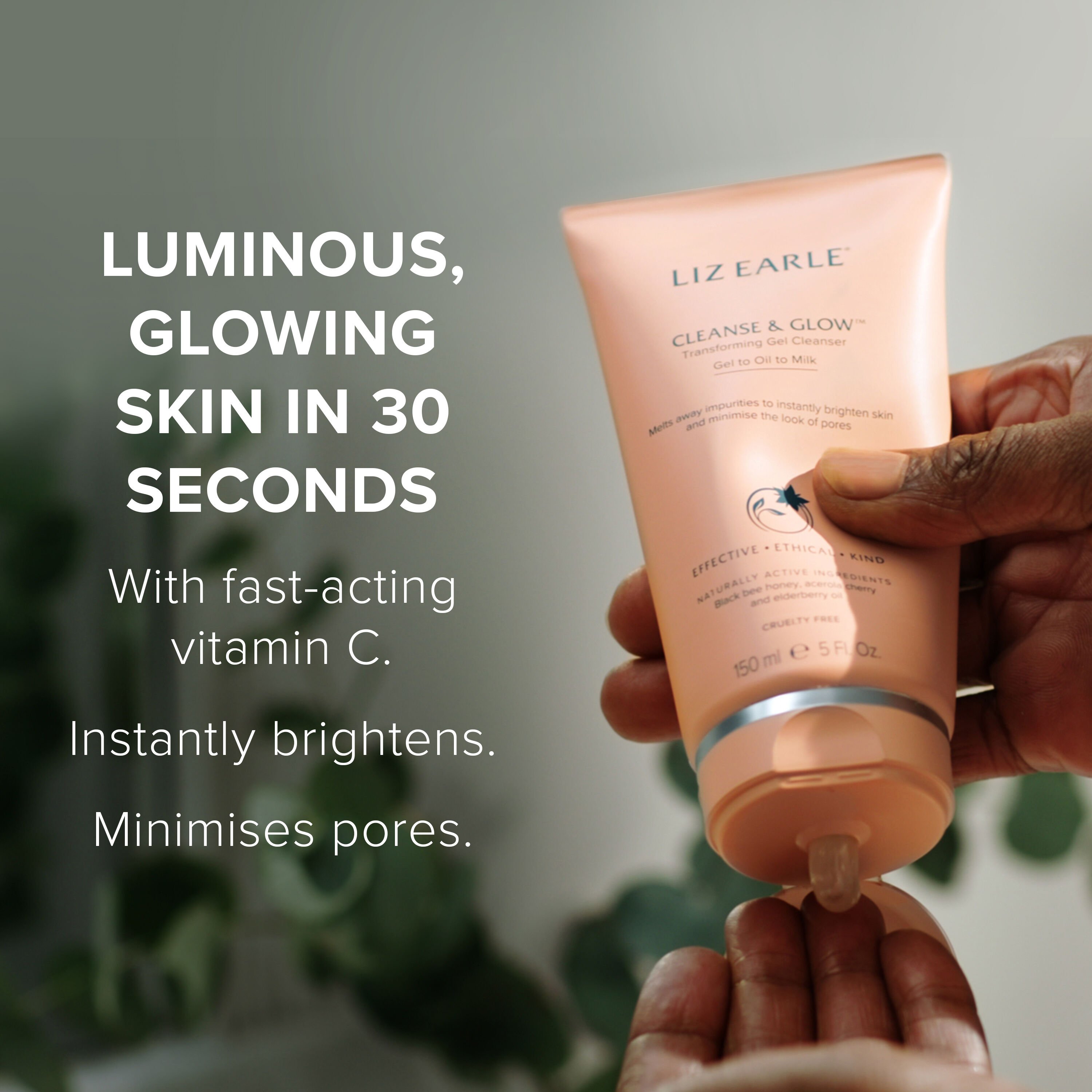 Cleanse & Glow™ Transforming Gel Cleanser Liz Earle Beauty