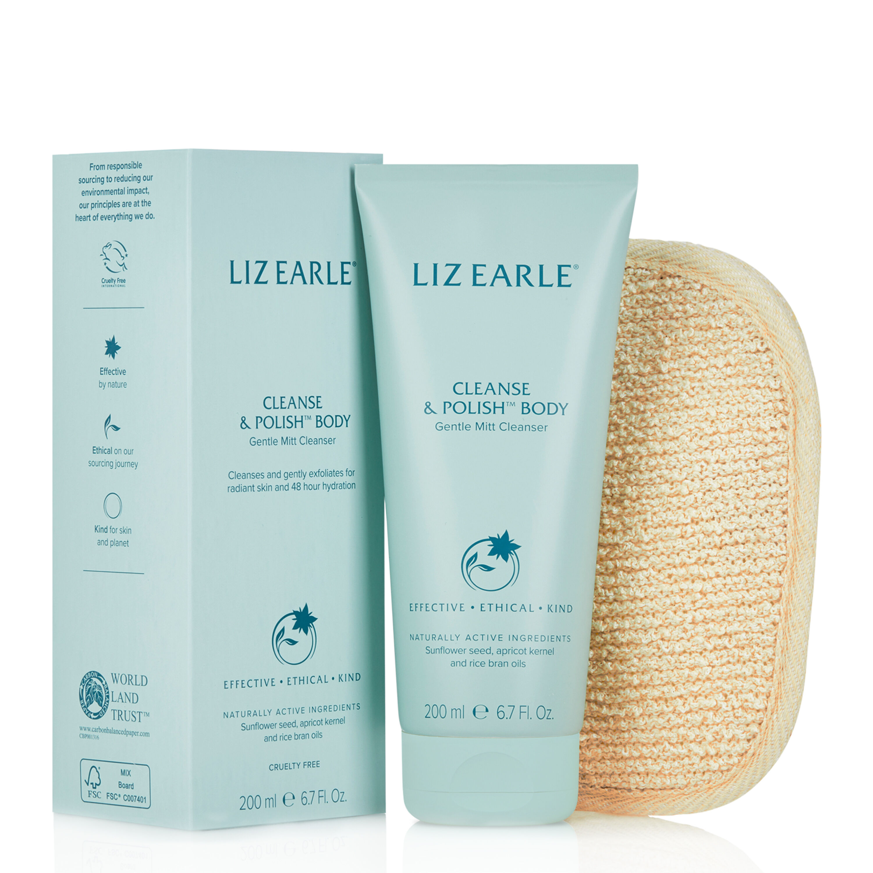 Cleanse & Polish™ Body Gentle Mitt Cleanser 200ml, view 2