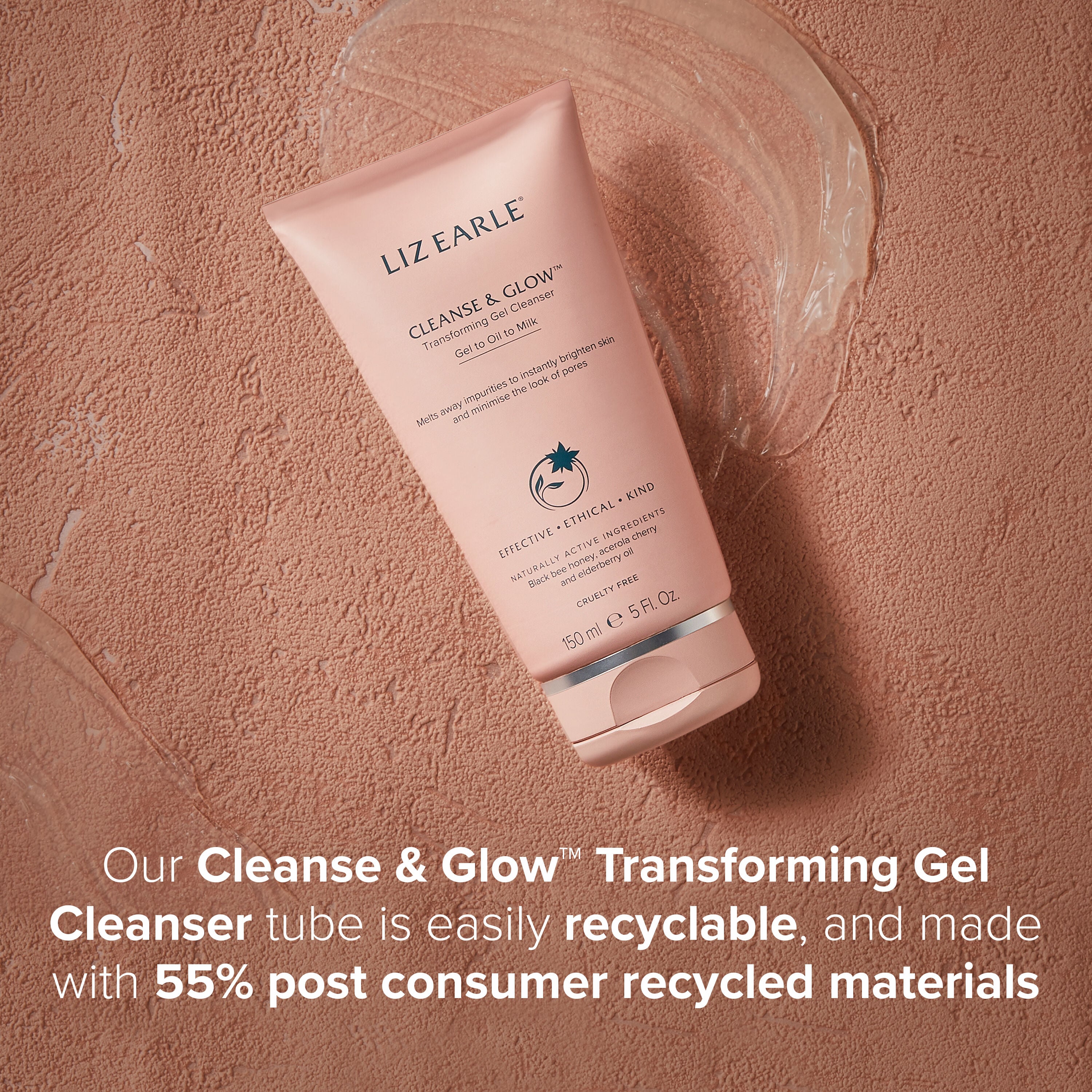 Cleanse & Glow&trade; Transforming Gel Cleanser 150ml  large