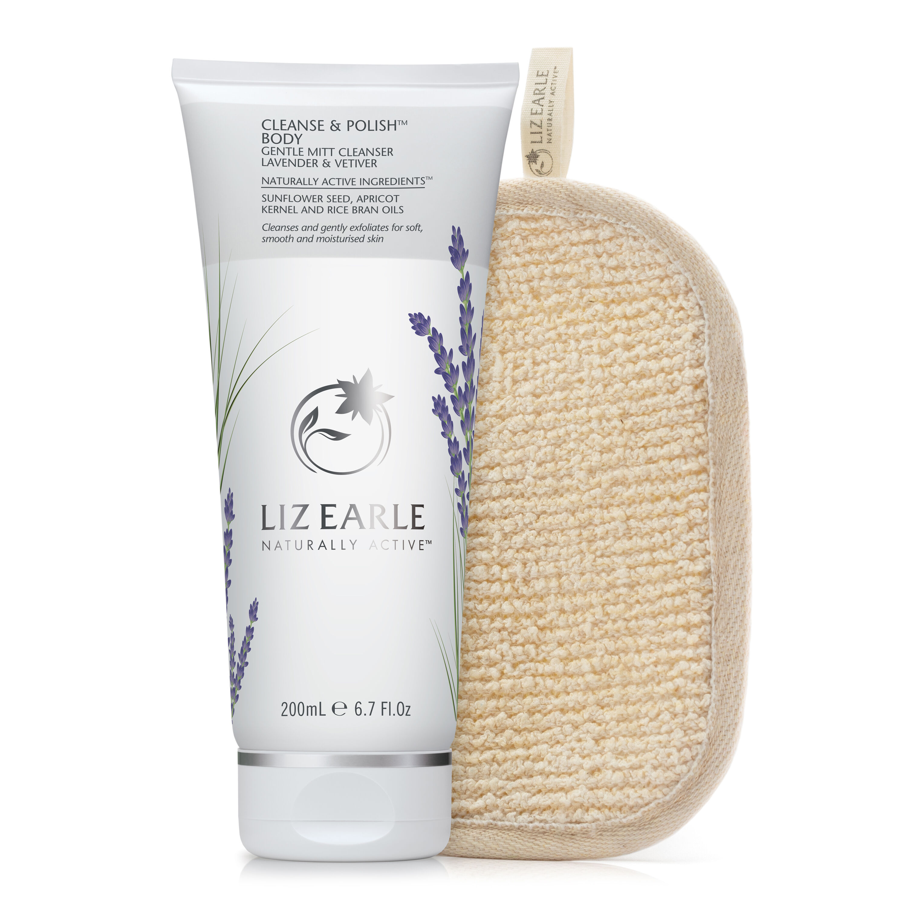Cleanse & Polish&trade; Body Gentle Mitt Cleanser Lavender & Vetiver  large