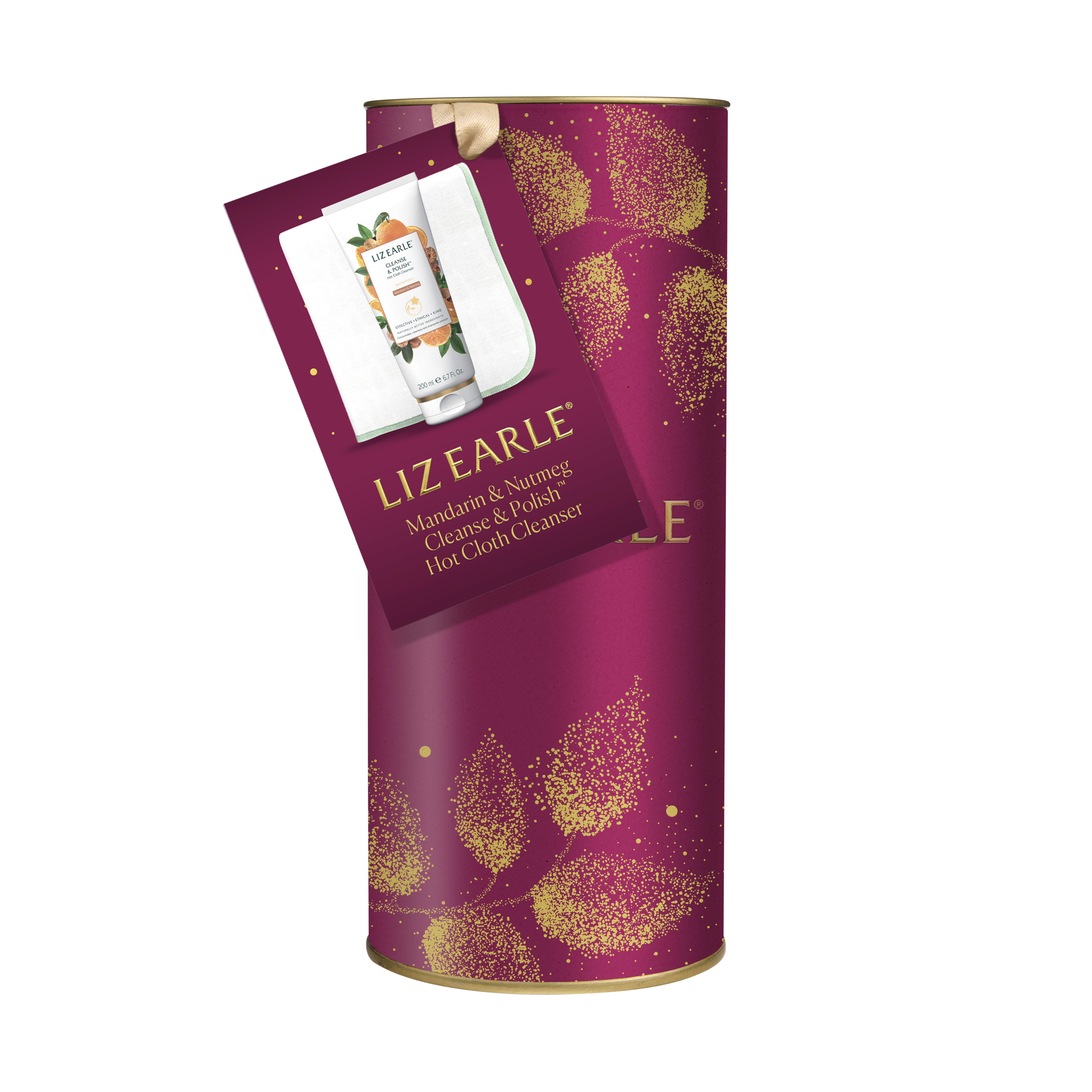 Liz Earle Special Edition Mandarin & Nutmeg Cleanse & Polish™ Hot Cloth Cleanser, view 3