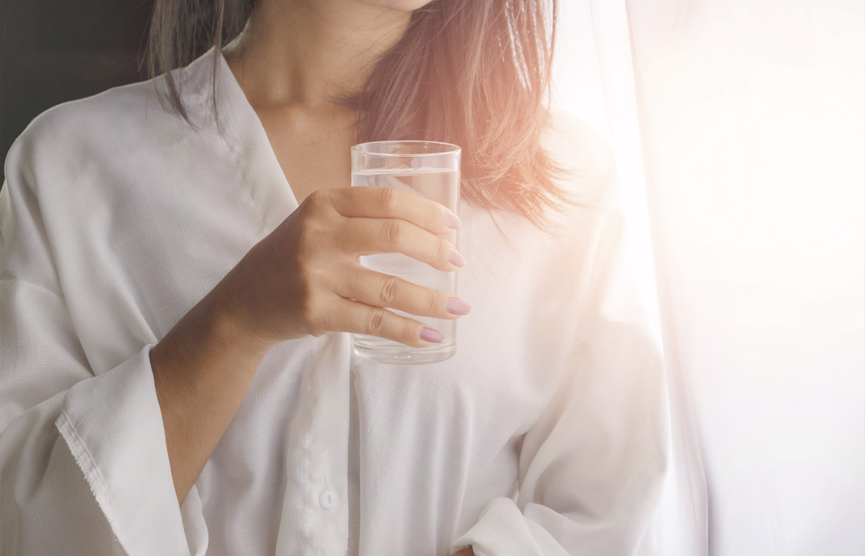 Stay hydrated inside & out