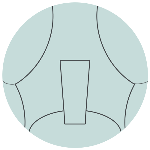 Light grey circle with a grey preview icon in the centre