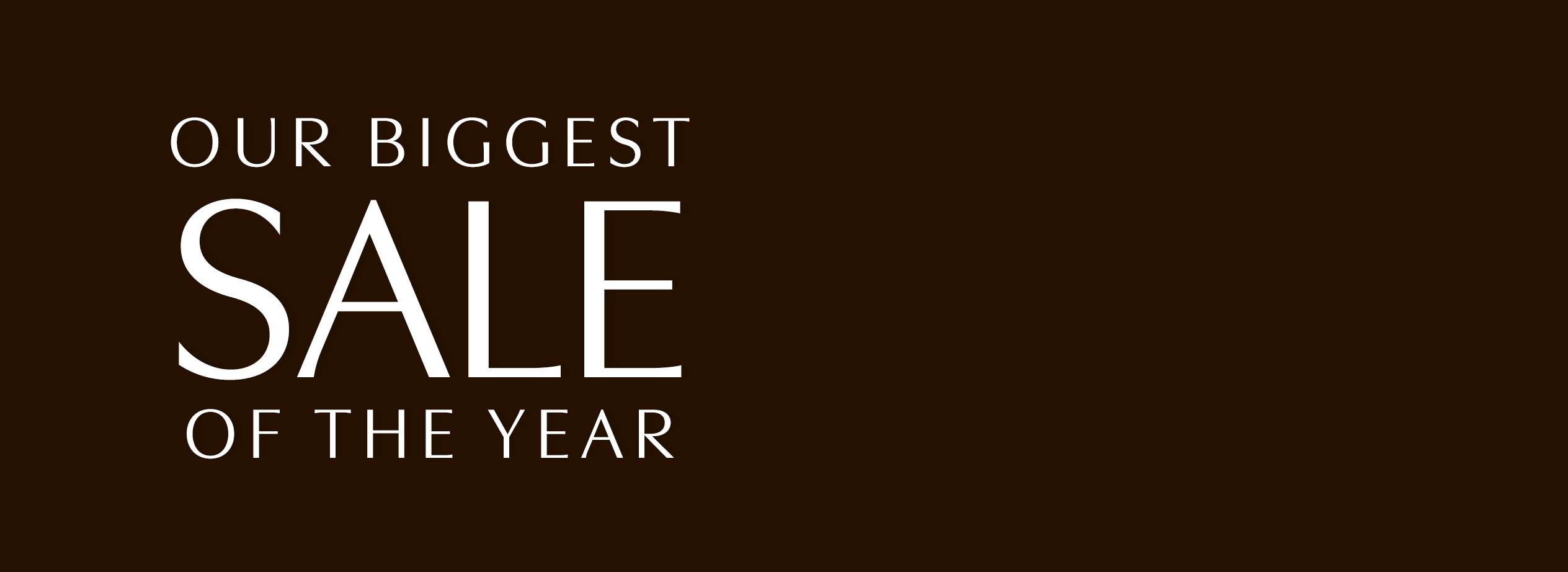 The biggest sale of the year