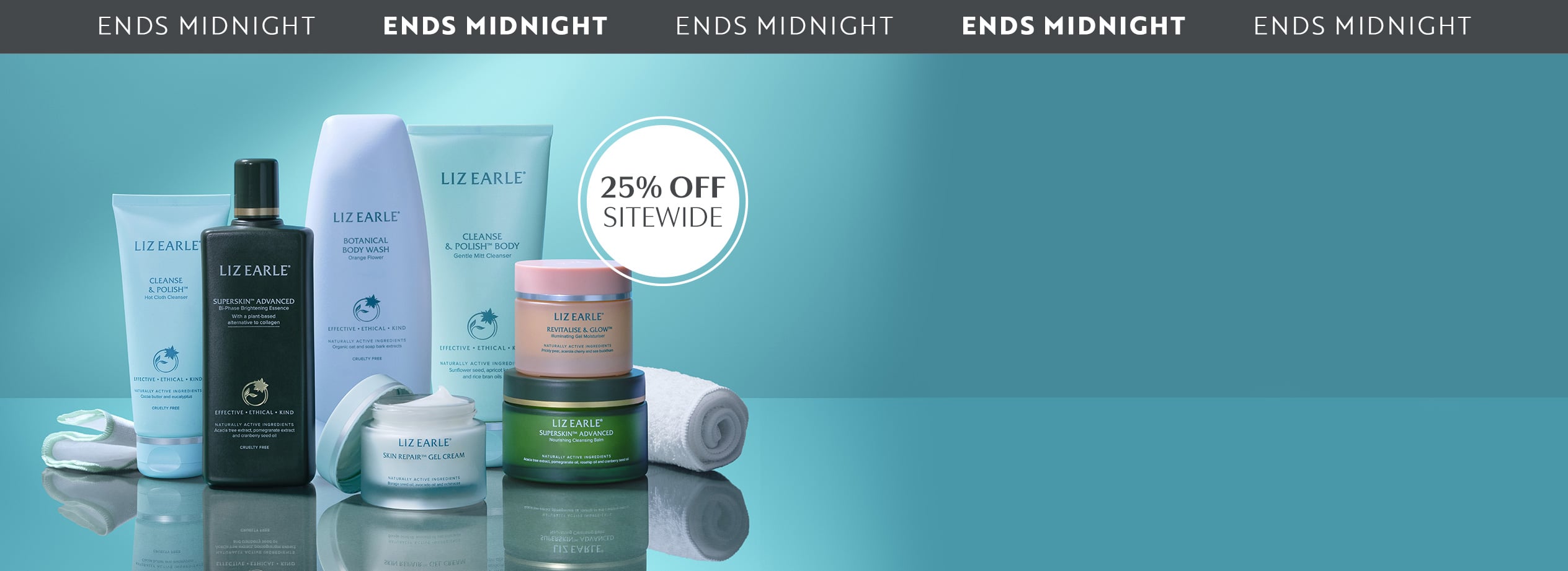 range of liz earle products