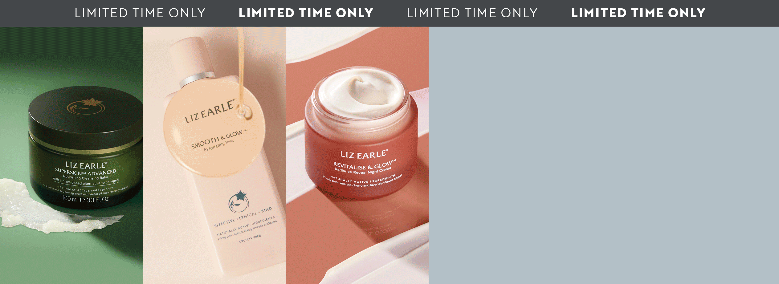 range of Liz Earle products