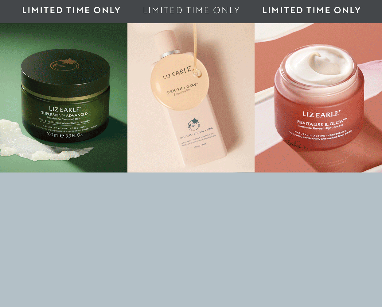 Liz Earle range of products