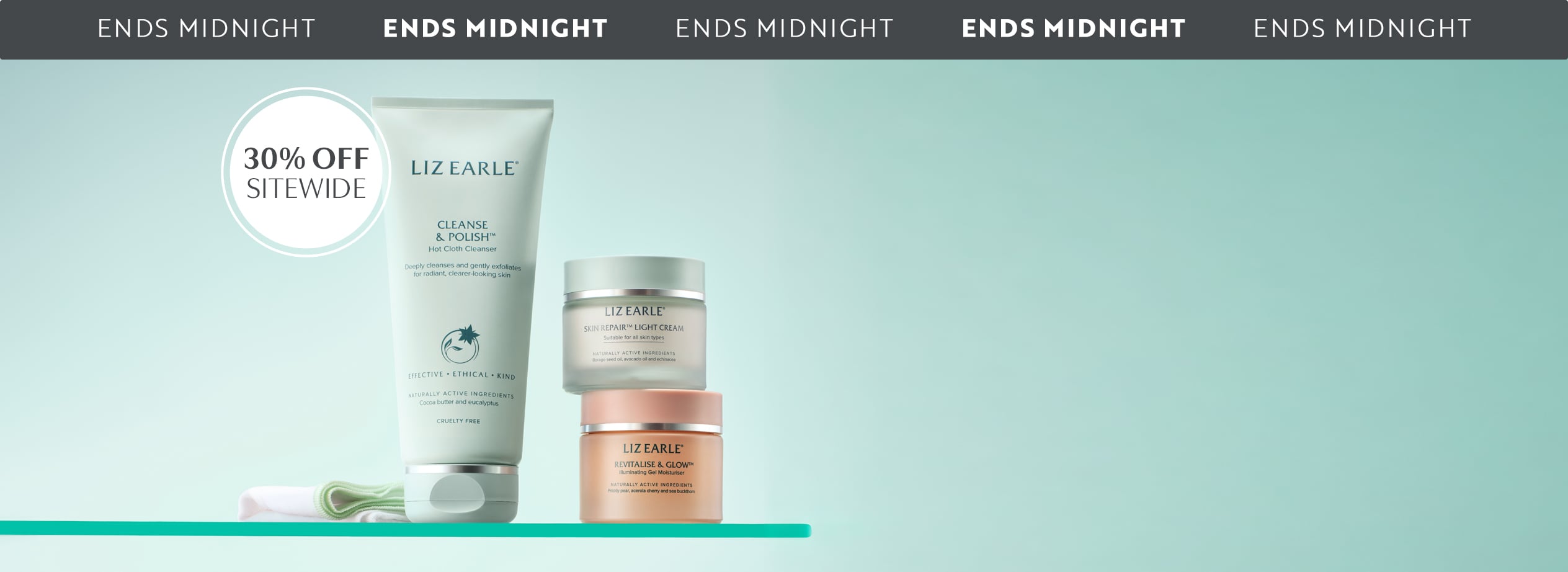 range of Liz Earle products