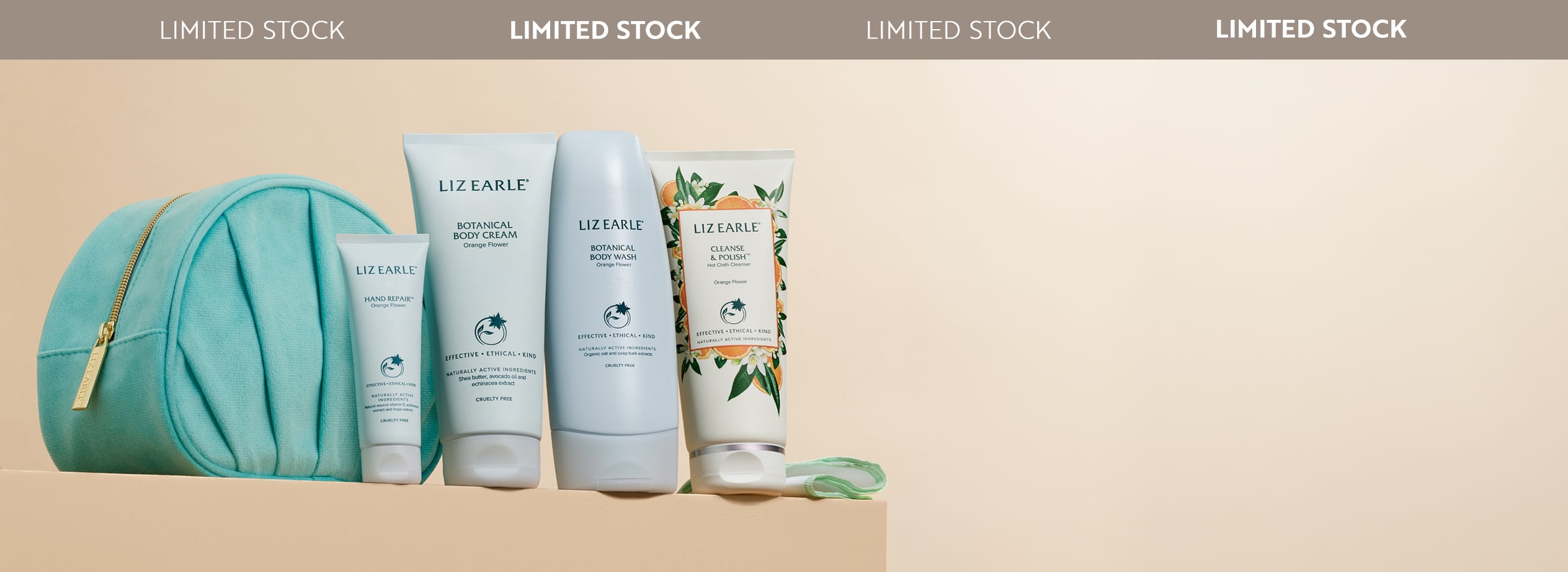 range of Liz Earle products