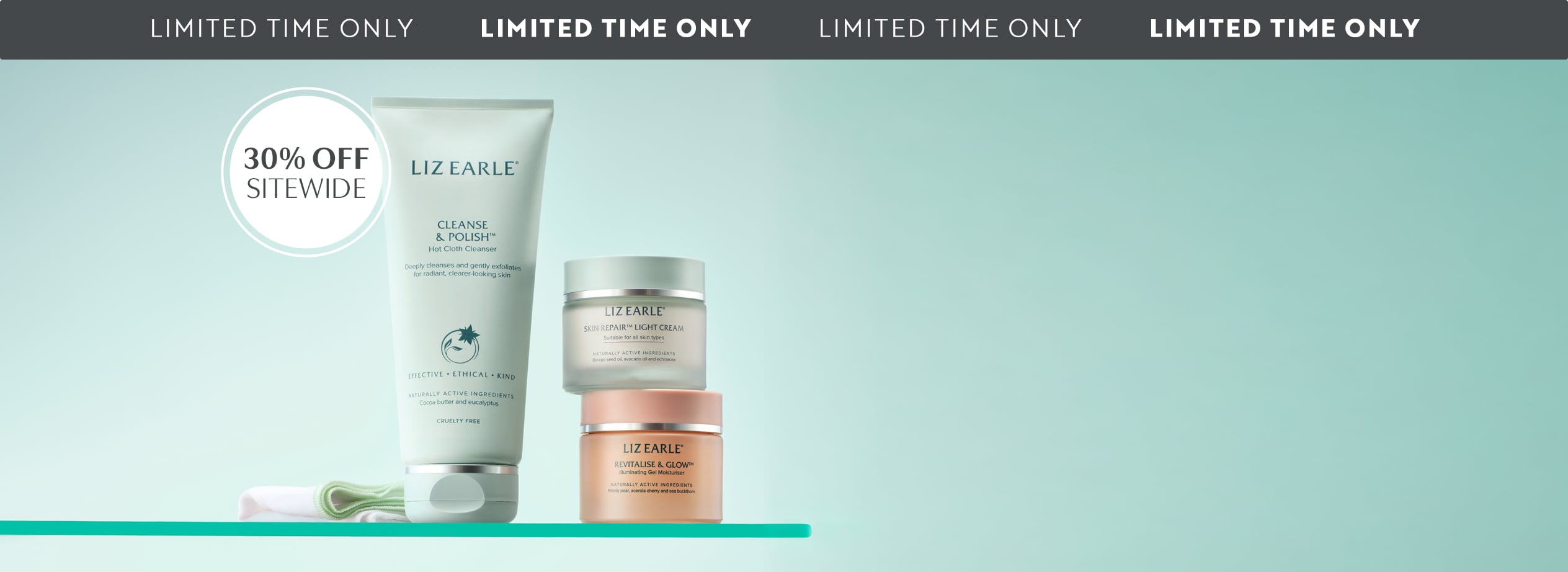 range of Liz Earle products
