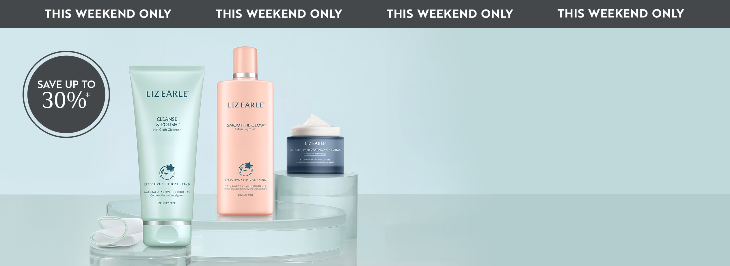 range of Liz Earle products