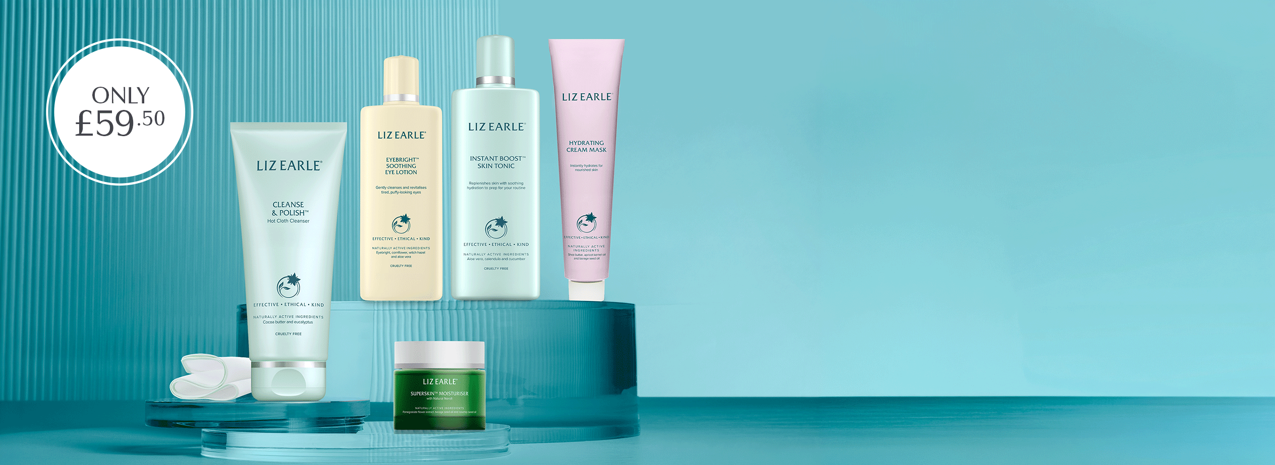 range of Liz Earle products