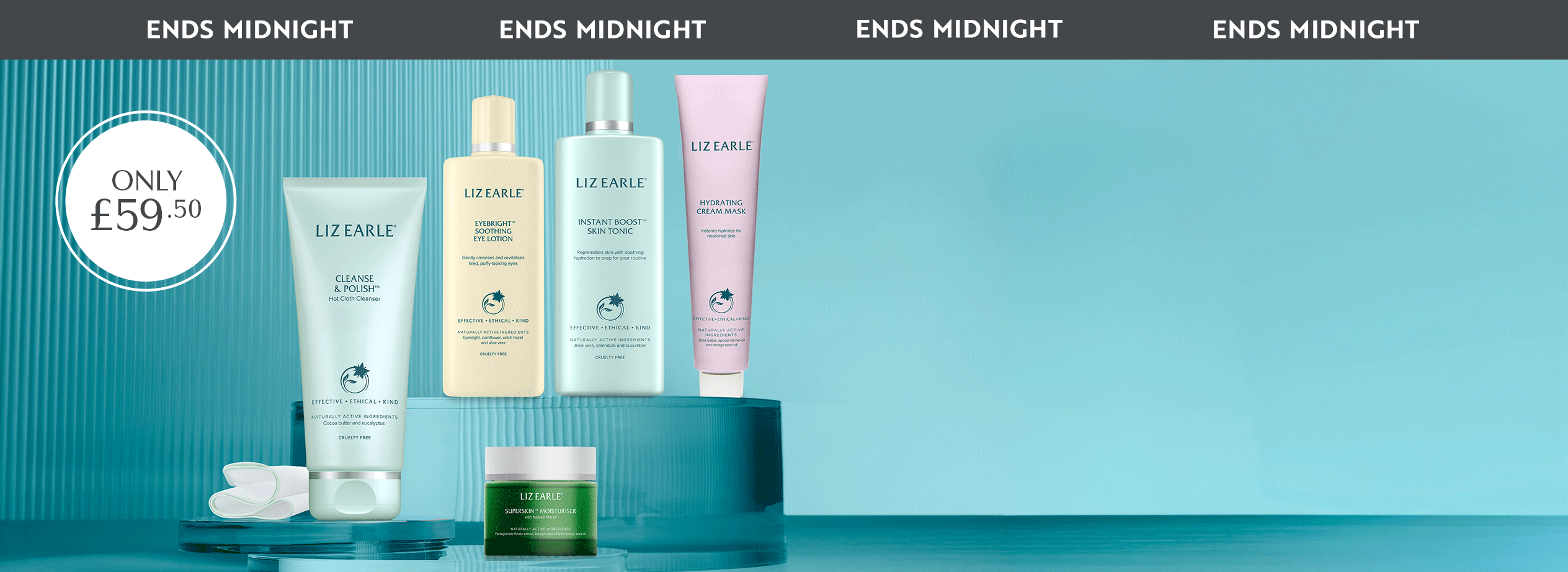 range of Liz Earle products