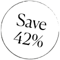 Save 42%