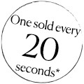 One sold every 20 seconds