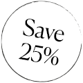 Save 25%