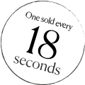 1 sold every 18 seconds