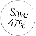Save 47%